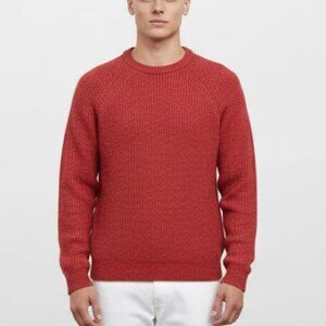 Daniel Cremieux Cashmere Crewneck Long Sleeve Red Sweater Men's Large